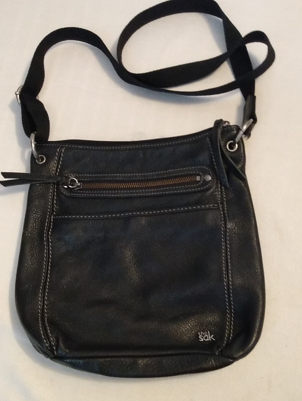 The Sak Black Leather Shoulder Crossbody
